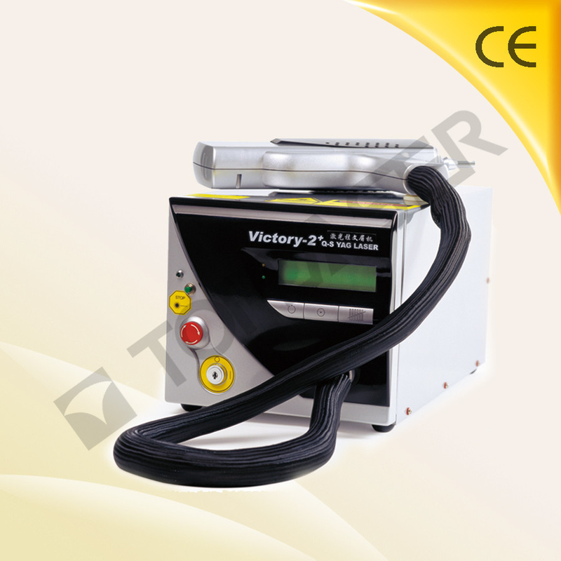 Tıbbi 532nm Kaş Dövme Temizleme Q-switch Nd Yag Lazer Ekipmanları 1-5 Hz